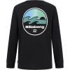 imageBillabong Boys Premium Long Sleeve Logo Graphic TShirt Regular FitBlack Runner