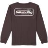 imageBillabong Boys Premium Long Sleeve Logo Graphic TShirt Regular FitCrayonwave Plum