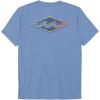 imageBillabong Boys Premium Short Sleeve Crew Neck Graphic TShirt Regular FitBlue Flourish