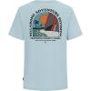 imageBillabong Boys Premium Short Sleeve Crew Neck Graphic TShirt Regular FitBlue Sundown