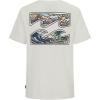 imageBillabong Boys Premium Short Sleeve Crew Neck Graphic TShirt Regular FitCrayon Off White