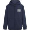 imageBillabong Boys FullZip Fleece Sweatshirt Soft ampamp Comfortable Hoodie Regular FitDusty Navy