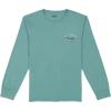 imageBillabong Boys Premium Long Sleeve Logo Graphic TShirt Regular FitBubble Dusty Teal