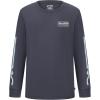 imageBillabong Boys Premium Long Sleeve Logo Graphic TShirt Regular FitOmbre Blue Walled