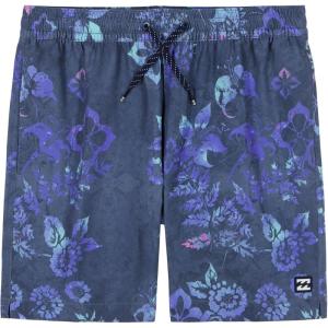 imageBillabong Boys Layback 4Way Stretch Swim Trunks with UPF 50 Sun Protection Quick Dry Bathing SuitFog Good Times