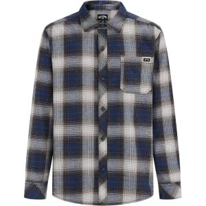 imageBillabong Boys Long Sleeve ButtonDown Flannel ShirtBlue Coastline