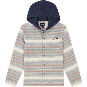 imageBillabong Boys Long Sleeve ButtonDown Flannel ShirtSlate Blue Baja