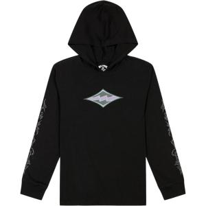 imageBillabong Boys Long Sleeve Hooded Logo TShirtDiamond Black