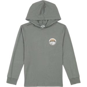 imageBillabong Boys Long Sleeve Hooded Logo TShirtRockies Slate Green