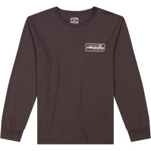 imageBillabong Boys Premium Long Sleeve Logo Graphic TShirt Regular FitCrayonwave Plum