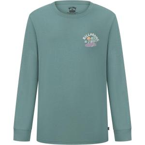 imageBillabong Boys Premium Long Sleeve Logo Graphic TShirt Regular FitSagerbrush Skelly