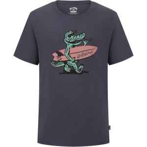 imageBillabong Boys Premium Short Sleeve Crew Neck Graphic TShirt Regular FitBlue Gator