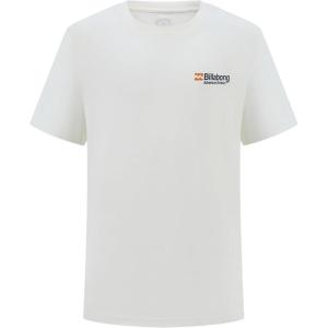 imageBillabong Boys Premium Short Sleeve Crew Neck Graphic TShirt Regular FitOff White Abandon