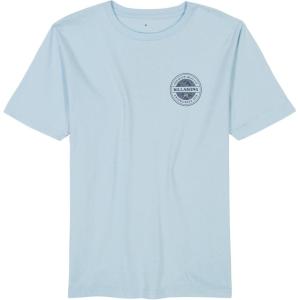 imageBillabong Boys Premium Short Sleeve Crew Neck Graphic TShirt Regular FitRotor Coastal Blue