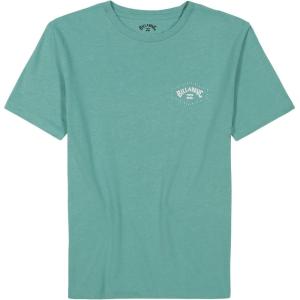 imageBillabong Boys Premium Short Sleeve Crew Neck Graphic TShirt Regular FitTeal Heather Exit