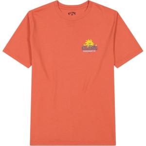 imageBillabong Boys Premium Short Sleeve Crew Neck Graphic TShirt Regular FitWashed Red Lounge