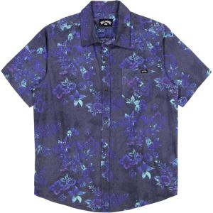 imageBillabong Boys Short Sleeve Woven ButtonDown ShirtBlue Fog