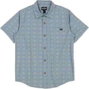 imageBillabong Boys Short Sleeve Woven ButtonDown ShirtWashed Blue