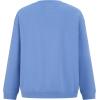 imageBillabong Girls Long Sleeve Fleece Pullover Crew SweatshirtBlue Mystic