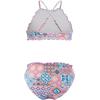 imageBillabong Girls TwoPiece Bikini Swimsuit Set UPF 50 Sun Protection QuickDry Bathing SuitCyclamen Moon