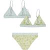 imageBillabong Girls TwoPiece Bikini Swimsuit Set UPF 50 Sun Protection QuickDry Bathing SuitLime Reversible