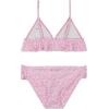 imageBillabong Girls TwoPiece Bikini Swimsuit Set UPF 50 Sun Protection QuickDry Bathing SuitPink Dream