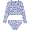 imageBillabong Girls TwoPiece Rashguard Swimsuit Set UPF 50 Sun Protection QuickDry Bathing SuitOutta the Blue