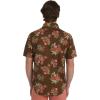 imageBillabong Mens Printed Short Sleeve Woven Button Down ShirtBrown