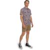 imageBillabong Mens Printed Short Sleeve Woven Button Down ShirtGrey Violet