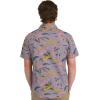 imageBillabong Mens Printed Short Sleeve Woven Button Down ShirtGrey Violet