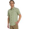 imageBillabong Mens Printed Short Sleeve Woven Button Down ShirtSage Frost
