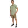 imageBillabong Mens Printed Short Sleeve Woven Button Down ShirtSage Frost