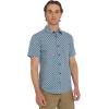 imageBillabong Mens Printed Short Sleeve Woven Button Down ShirtVintage Indigo