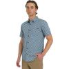 imageBillabong Mens Printed Short Sleeve Woven Button Down ShirtVintage Indigo