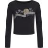 imageBillabong Girls Long Sleeve Snug Fit Ribbed TShirtBlack Sands
