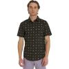 imageBillabong Mens Small Mark Short Sleeve Woven Button Down ShirtCharcoal