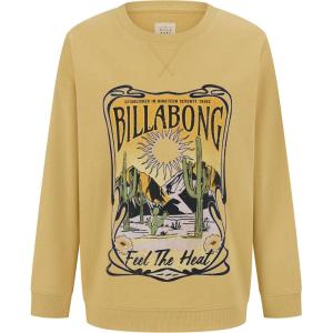imageBillabong Girls French Terry Pullover Crew Neck Sweatshirt Soft ampamp Comfortable Oversized FitGold Heat