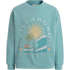 imageBillabong Girls French Terry Pullover Crew Neck Sweatshirt Soft ampamp Comfortable Oversized FitNile Blue