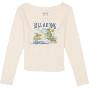 imageBillabong Girls Long Sleeve Snug Fit Ribbed TShirtSalt Crystal Destiny