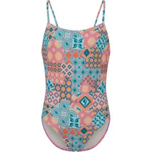 imageBillabong Girls OnePiece Swimsuit with UPF 50 Sun Protection Quick Drying Bathing SuitCyclamen Moon
