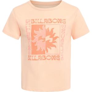 imageBillabong Girls Premium Short Sleeve Logo Graphic TShirtSoft Peach