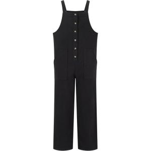 imageBillabong Girls Sunshine Love Relaxed Fit Jumpsuit OverallsBlack Sands