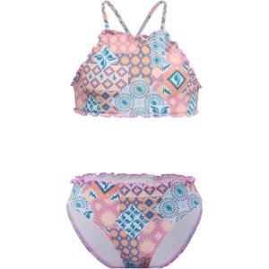 imageBillabong Girls TwoPiece Bikini Swimsuit Set UPF 50 Sun Protection QuickDry Bathing SuitCyclamen Moon