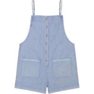 imageBillabong Girls Wave Watch Sleeveless RomperChambray Wave