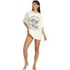 imageBillabong Womens Super Soft Cotton Knit Jersey Tee Short Sleeve TShirt XSXLWhite Cap