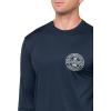 imageBillabong Mens Rotor Diamond Loose Fit Long Sleeve 50 UPF Surf Tee RashguardNavy
