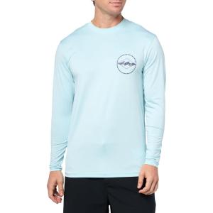 imageBillabong Mens Rotor Diamond Loose Fit Long Sleeve 50 UPF Surf Tee RashguardCoastal