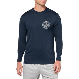imageBillabong Mens Rotor Diamond Loose Fit Long Sleeve 50 UPF Surf Tee RashguardNavy