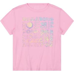 imageBillabong Girls Premium Short Sleeve Logo Graphic Tee Crew Neck TShirt Soft ampamp ComfortablePink Dream