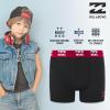 imageBillabong Boys Underwear 4 Pack Boxer Briefs for Boys 618 Durable Stretch Breathable Moisture WickingBlack With Colored Band